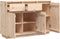 vidaXL - Dressoir - 110x34x75 - cm - massief - grenenhout