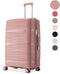 SKYCASES Travel One - 28-inch Reiskoffer - Lichtgewicht Waterdicht Cijferslot - Roze