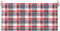 vidaXL - Tuinbankkussen - 100x50x3 - cm - oxford - stof - ruitpatroon - rood