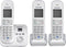Panasonic KX-TG6823 - Dect-telefoon - 3 handsets met antwoordapparaat en telefoonboek (3 stuks)