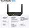 Linksys Hydra 6 MR2000 - Mesh WiFi Router - WiFi 6 - 3000 Mbps - Dual-Band - Zwart
