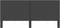 vidaXL - Hoofdbord - 200x200 - cm - stof - donkergrijs