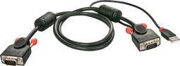 Lindy 33770 - VGA kabel - 1 m - Blauw