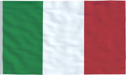 vidaXL - Vlag - Italië - 90x150 - cm