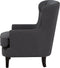 Fauteuil VIBORG II Stof Donkergrijs