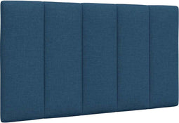 vidaXL - Hoofdbordkussen - 90 - cm - stof - blauw