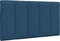 vidaXL - Hoofdbordkussen - 90 - cm - stof - blauw
