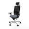 Bureaustoel met hoofdsteun Piqueras y Crespo 3D026N1 Grijs