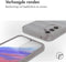 imoshion Hoesje - Geschikt voor Samsung Galaxy A54 (5G) - EasyGrip Backcover - Grijs