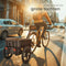 tectake® CargoXpress - Fietskar 2-in-1 - Bagagekar en Duwwagen - Belastbaar tot 50kg