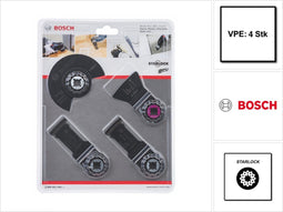 Bosch 2 608 661 696 - Vloer-/inbouwset - 4-delig voor zagen in hout en metaal (1 set)