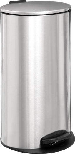 5Five Afvalemmer ovaal 30L - Inox