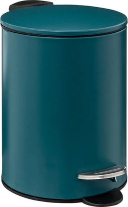 5Five Afvalemmer Stijlvol & Compact - Softclose - 3L - Petrol