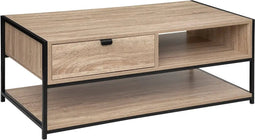 5Five Aliaj Salontafel - 1 Lade - Beige - 100 x 40 x H 50 CM