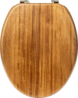 5Five Blackacia Toiletbril in acaciahout - 47x37x6cm - Bruin