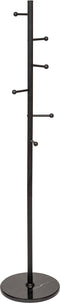 5Five Blackmarble kapstok met 6 metalen stangen - Ø37xH173cm - Zwart