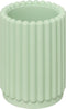 5Five Bonbon Tandenborstelhouder - Geribbeld - Ø8xH11cm - Groen