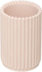 5Five Bonbon Toiletborstel in houder - Geribbeld - Ø9xH37cm - Roze