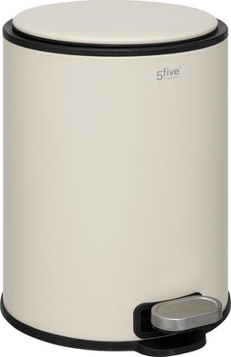 5Five Delta Afvalemmer - Soft close - Antigeur actief koolstoffilter - Uitneembare emmer - 6L - Klei