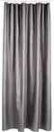 5Five Douchegordijn 180x200cm - Kant en klaar met 12 ringen - Polyester - Grijs