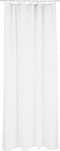 5Five Douchegordijn - wit - polyester - 180 x 200 cm - inclusief ringen - Voor bad en douche