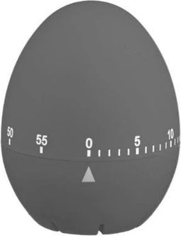 5five Ei Timer - Rood of Grijs - Kunststof - 6 x 7,2cm