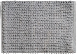 5Five extra dikke kabels Badmat - betongrijs - 50 x 75 cm - Badkamer kleedjes - dikte van 2.2 cm