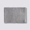5Five extra dikke kabels Badmat - betongrijs - 50 x 75 cm - Badkamer kleedjes - dikte van 2.2 cm
