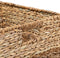 5Five gevlochten jute opbergmand met handvaten - naturel - 38 x 38 x 38 cm - Huiskamer - Luxe model