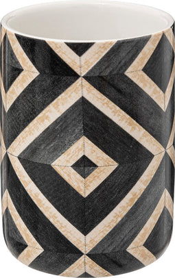 5Five Hapache Bekertje Ø8xH10cm - Zwart multi