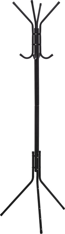 5Five Kapstok staand in metaal 8 haken - 176cm - Zwart
