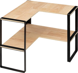 5Five Keukenrek aanrecht organiser - metaal - hout - 40 x 40 x 35 cm - opbergrek