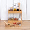 5Five keukenrek/opbergrek/aanrecht organizer - 32 x 23 x 26 cm - bamboe hout