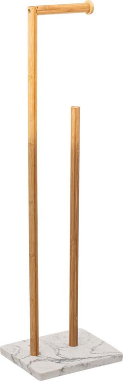 5Five Léa Toiletrolhouder met reservehouder 22x18x78cm - Wit