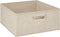 5Five Opbergmand/kastmand beige - linnen - 29 liter - 31 x 31 x 31 cm - Opbergbox - Vakkenkast manden