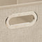 5Five Opbergmand/kastmand beige - linnen - 29 liter - 31 x 31 x 31 cm - Opbergbox - Vakkenkast manden