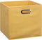 5Five Opbergmand/kastmand beige - linnen - 29 liter - 31 x 31 x 31 cm - Opbergbox - Vakkenkast manden