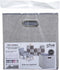 5Five Opbergmand/kastmand grijs - linnen - 29 liter - 31 x 31 x 31 cm - Opbergbox - Vakkenkast manden
