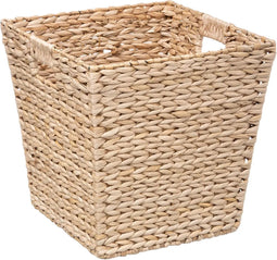 5Five Opbergmand van riet - 29 liter - lichtbruin - gevlochten - 31 x 31 x 31 cm - nestbaar