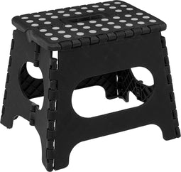 5Five Opvouwbaar trapje / opstapje - Kunststof - H22 CM - Zwart