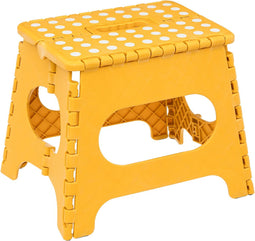 5Five Opvouwbaar trapje / opstapje - Kunststof - H27 CM - Geel