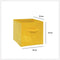 5Five Opvouwbare opberger - Velvet - Geel - 31 x 31 cm