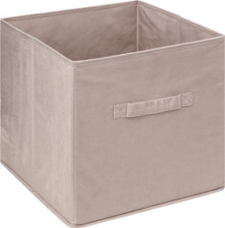 5Five Opvouwbare opberger - Velvet - Linnen beige - 31 x 31 cm