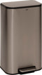 5Five Pedaal Afvalemmer - Soft close - 30L - Mat Roestvrij Staal - Grijs