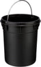 5Five Pedaalemmer - wit - metaal - 3L - 25 cm - voor badkamer en toilet - prullenbak