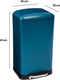 5Five Prullenbak/pedaalemmer - blauw - metaal - 30 liter - 34 x 32 x 61 cm - keuken