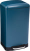 5Five Prullenbak/pedaalemmer - blauw - metaal - 30 liter - 34 x 32 x 61 cm - keuken