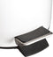 5Five Prullenbak - pedaalemmer - wit - metaal - 3 L - 25 cm - Voor badkamer en toilet