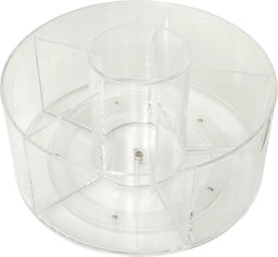 5Five Roterende Organizer - Make-up organizer - Ø23xH13cm - Transparant