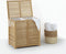 5Five Sicela Dubbele Wasmand 100L - Bamboe - 58 x 40 x 60 CM